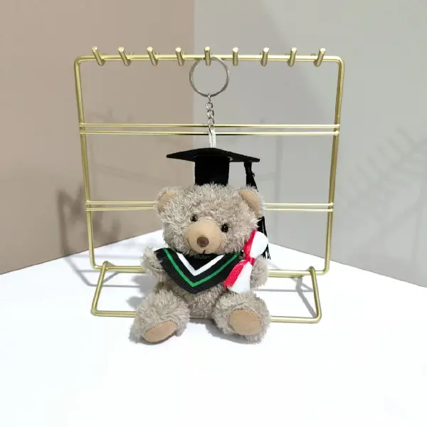 Dr. Gray Bear-12cm,chaincharmsupply.com