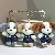 Wholesale Cute Puppy Charm Plush Bag Keychains for Retailers - Mixed batch-12cm bead chain