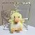 Wholesale Soft Cute Little Duck Plush Keychain Charm Supply - Yellow-12cm gold lobster clasp