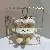 Wholesale Cute Cake Charm Plush Toy Dolls for Retail Success - Brown color-12cm
