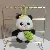 Premium Resin Cute Panda Charm Wholesale Supply - Green satchel-12cm keychain