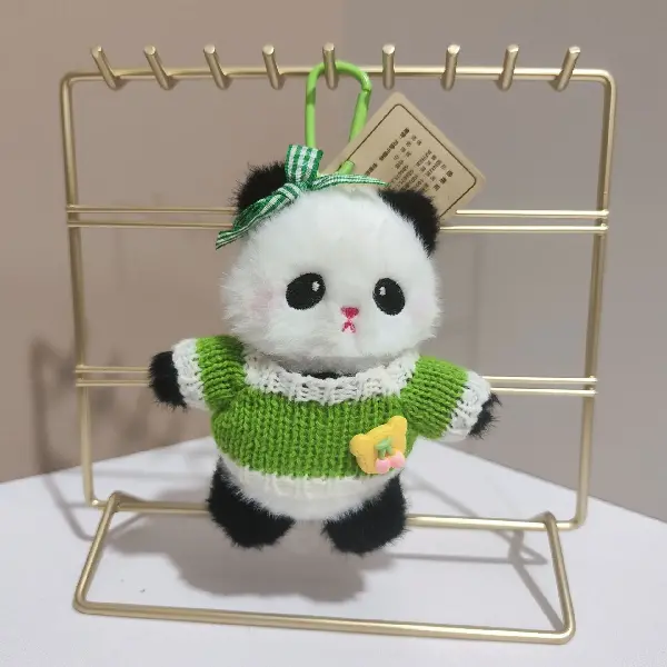 Green sweater-12cm keychain,chaincharmsupply.com