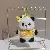 Premium Resin Cute Panda Charm Wholesale Supply - Yellow sweater-12cm keychain