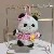 Premium Resin Cute Panda Charm Wholesale Supply - Pink sweater-12cm keychain