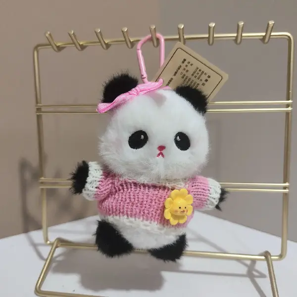 Pink sweater-12cm keychain,chaincharmsupply.com