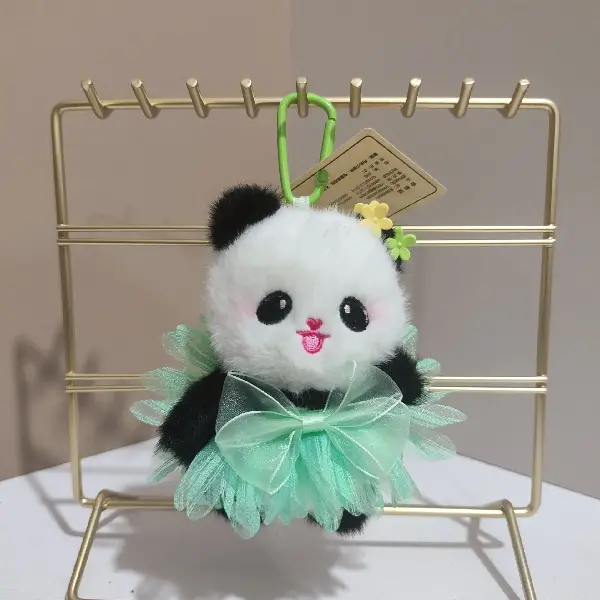 Green skirt-12cm keychain,chaincharmsupply.com