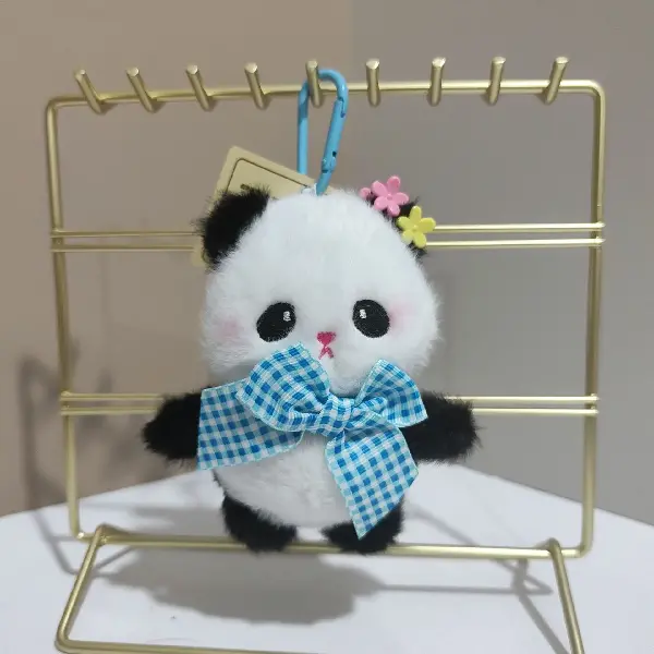 Blue bow-12cm keychain,chaincharmsupply.com