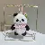 Premium Resin Cute Panda Charm Wholesale Supply - Pink bow-12cm keychain
