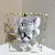 Plush Internet Celebrity Elephant Charm Wholesale Supply - Gray elephant-12cm color rope