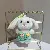 Bag Charm Supply Wholesale - Cute Overalls Bunny Keychain - Green-12cm color rope