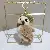 Wholesale Scented Owl Plush Keychain & Bag Charm Supply - Brown-10cm gold lobster clasp