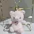 Wholesale Cute Scented Pig Plush Toy Keychain Supply - Pink-12cm gold lobster clasp