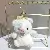 Wholesale Cute Scented Pig Plush Toy Keychain Supply - White-12cm gold lobster clasp