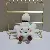 Wholesale Cute Badminton Charm Plush Toy Doll Supply - Black-bead chain