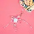 Flocking Cute Puppy 3D Keychain Pendant Wholesale Supply - Ribbon Cube