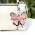Colorful Leather Butterfly Bag Charm Wholesale Quality Supply - Pink+black