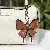 Colorful Leather Butterfly Bag Charm Wholesale Quality Supply - Light coffee + dark coffee