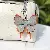 Colorful Leather Butterfly Bag Charm Wholesale Quality Supply - Gray+orange
