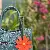 Wholesale Supply Leather Sunflower bag charms for Retailers - Orange without stitching