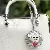 Miu Series Lamb Bag Charm Wholesale Supply for Retailers - Silver