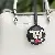 Miu Series Lamb Bag Charm Wholesale Supply for Retailers - Black