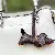 Wholesale Leather Dachshund Bag Charms for Retailers - Single side dark coffee
