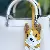 Leather Corgi Puppy Keychain Supply - Quality Wholesale Charm - Yellow
