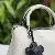 Wholesale European & American Flower Bag Charms for Retailers - Black