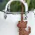 Durable Alloy Cat Bow Charm Supply with Quality Craftsmanship - Light coffee