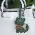 Durable Alloy Cat Bow Charm Supply with Quality Craftsmanship - Army green