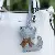 Durable Alloy Cat Bow Charm Supply with Quality Craftsmanship - Light gray