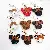 Leather Mickey Head Keychain Wholesale - Premium Cute Quality - White grid