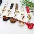 Leather Mickey Head Keychain Wholesale - Premium Cute Quality - Yellow flower + keychain