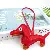 PU Leather Dachshund Bag Charm Wholesale High-Quality Supply - Red + leather cord