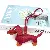 PU Leather Dachshund Bag Charm Wholesale High-Quality Supply - Brick red + leather cord
