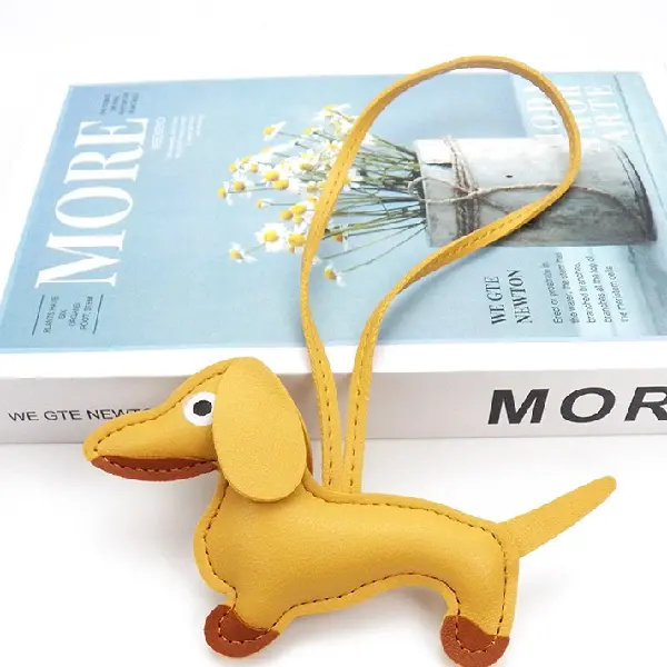 Earthy yellow + leather rope,chaincharmsupply.com