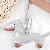 PU Leather Dachshund Bag Charm Wholesale High-Quality Supply - Light gray + leather cord