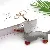PU Leather Dachshund Bag Charm Wholesale High-Quality Supply - Light gray + gold keychain