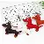 PU Leather Dachshund Bag Charm Wholesale High-Quality Supply - Big red + silver keychain