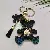 Leather Cross-Border Bear Keychain Supply - Premium Quality - Black flower