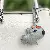 Leather Capibara Keychains Wholesale - Premium Quality Supply - Light gray