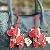 Wholesale Leather Unicorn Pegasus Charms for Boosting Sales - Burgundy-9*11CM