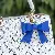 Wholesale Cross-border Bow Bag Charm for Retailer Boost Sales - Royal blue