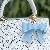 Wholesale Cross-border Bow Bag Charm for Retailer Boost Sales - Light blue