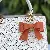 Wholesale Cross-border Bow Bag Charm for Retailer Boost Sales - Orange color