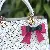 Wholesale Cross-border Bow Bag Charm for Retailer Boost Sales - Black + rose red