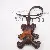 Wholesale Creative Station Bear Bag Charms - Trendy PU Leather - Dark brown