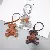Wholesale Creative Station Bear Bag Charms - Trendy PU Leather - Light brown