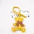 Wholesale Creative Station Bear Bag Charms - Trendy PU Leather - Yellow