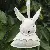 Ins Leather Circus Rabbit Doll Wholesale Supply - Quality Charm - White + white scarf-8*10CM